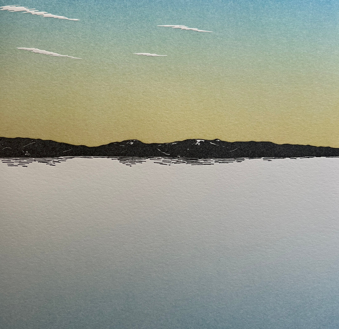 Glass, Lake Tahoe Landscape Print