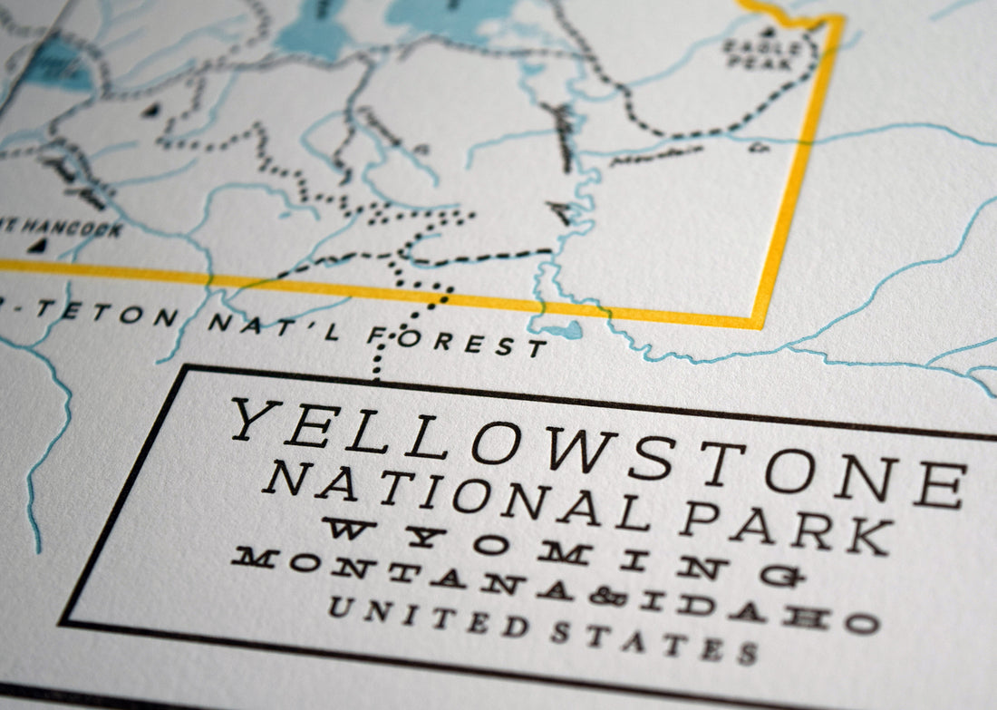 Yellowstone National Park Map