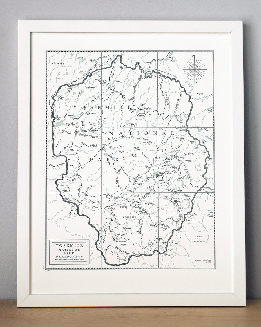 Yosemite National Park Map